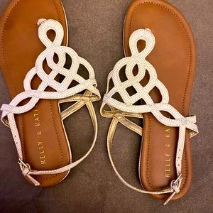 White Gladiator Sandals